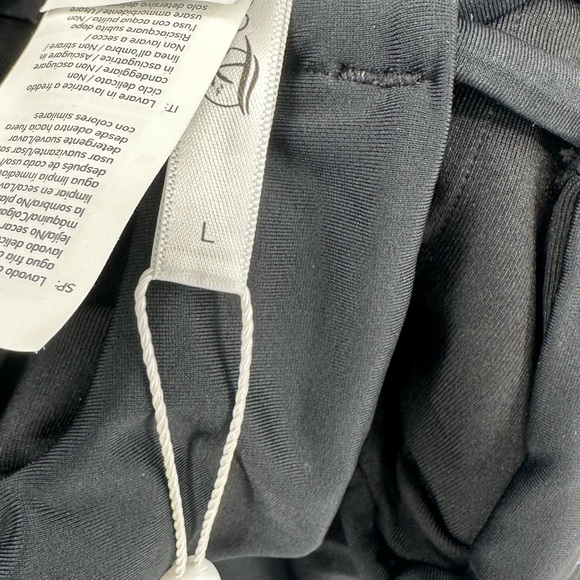 Cupshe Maternity Swimsuit One Piece Black Ruched Size Large Keyhole - Picture 5 of 10